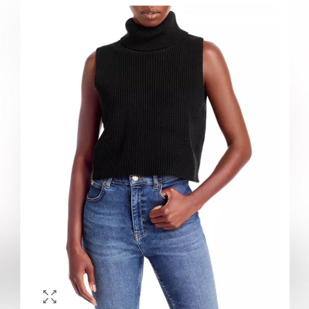 French Connection Mozart Sleeveless Turtleneck